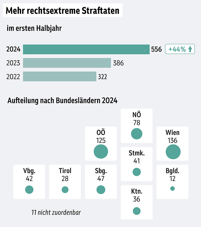 You are currently viewing Wahlen in Österreich: Rechtsextreme Straftaten nehmen zu