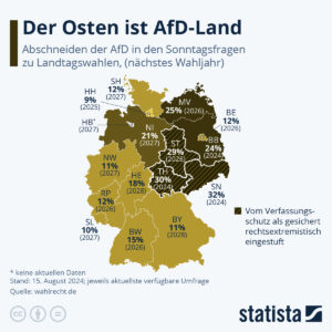 Read more about the article AfD eine Partei des Ostens in Deutschland